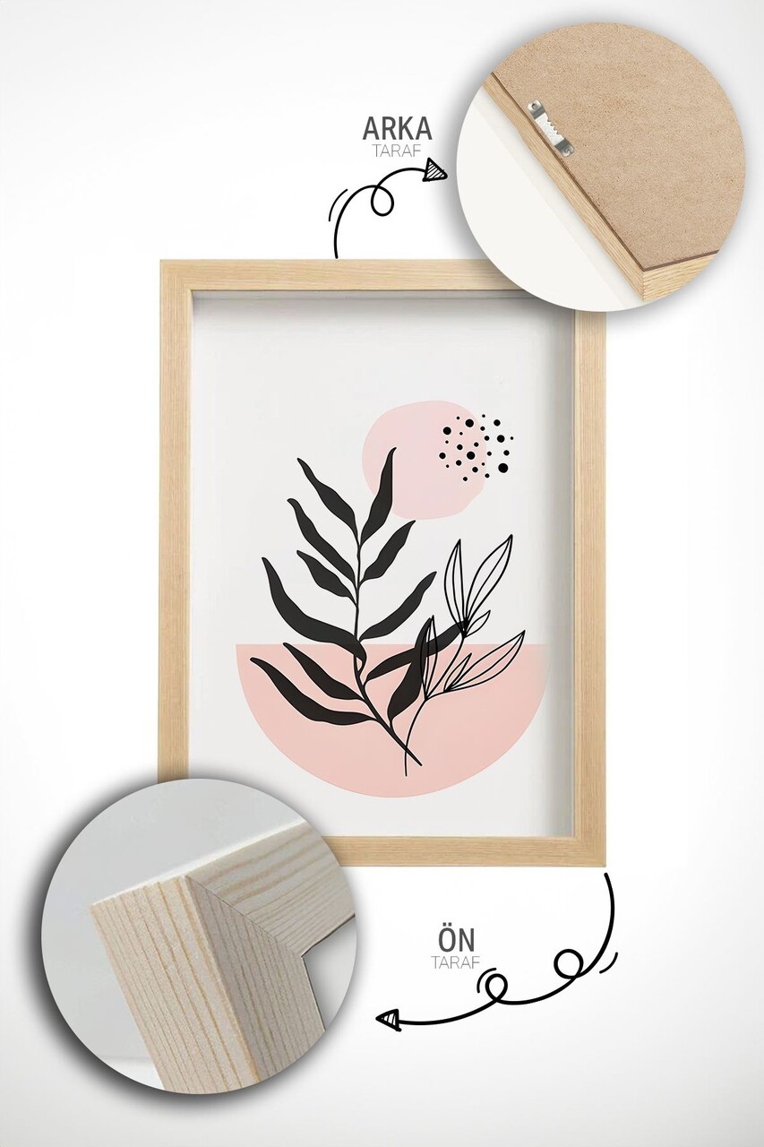 Set 3 tablouri decorative, Artvmodel2-Ahsap, Vopsea: 100% MDF (grosime: 2,7 mm), Multicolor - view 2