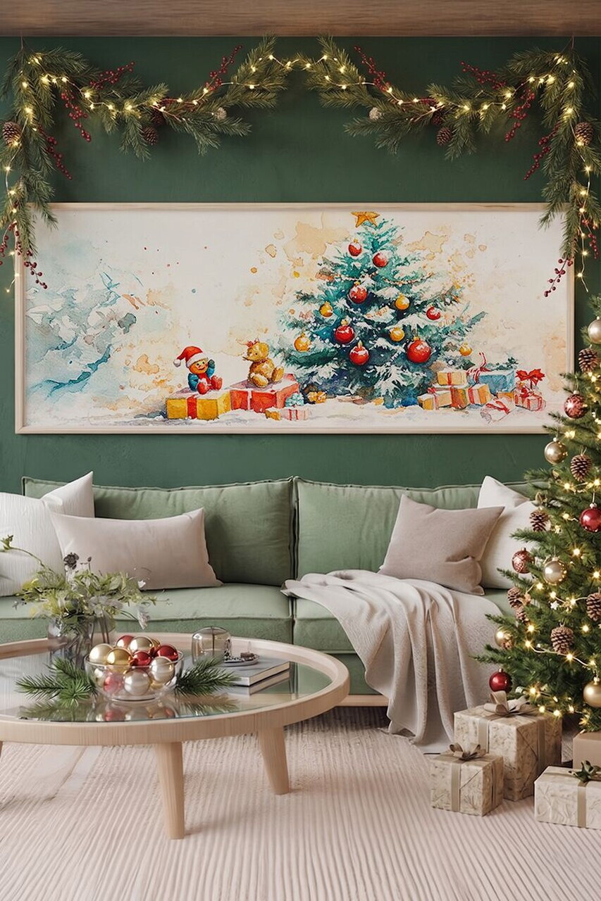 Tablou decorativ, Artnwyyty7-3370, MDF, Multicolor — imaginea 2