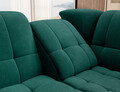 Coltar extensibil dreapta 3 locuri ELTAP, RT-35NU, Sado, 272x192x95 cm, lemn/poliester, verde inchis