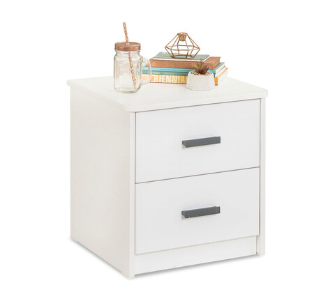 Noptiera, Çilek, White Nightstand, 43.6×46.3×41.5 cm, Multicolor 43.6x46.3x41.5 imagine 2022