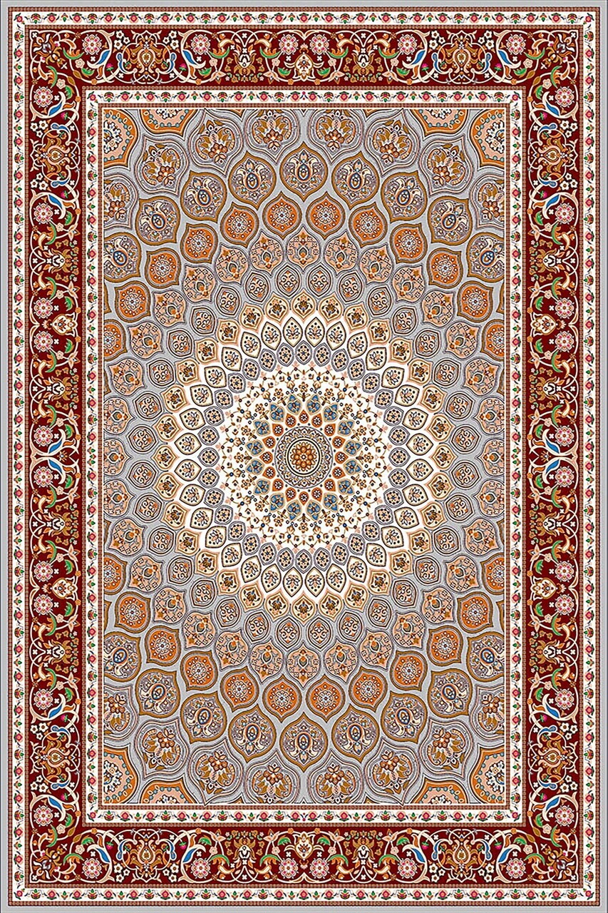 Covor, Hmnt901, 100x150 cm, Poliester, Multicolor — imaginea 2
