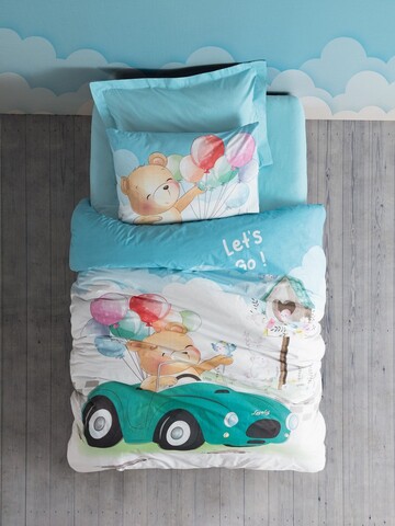Lenjerie de pat pentru o persoana Young, Buddy - Blue, Cotton Box, Bumbac
