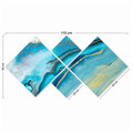 Set 4 tablouri decorative, 4MDF2032644, MDF, Imprimat UV, Multicolor