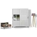 Dulap pentru haine, Comforty, Pasific Home Fuga, 190x216x60 cm, Alb