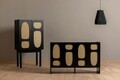 Consola, Howard, Simona 135, 75x135x40 cm, PAL, Negru