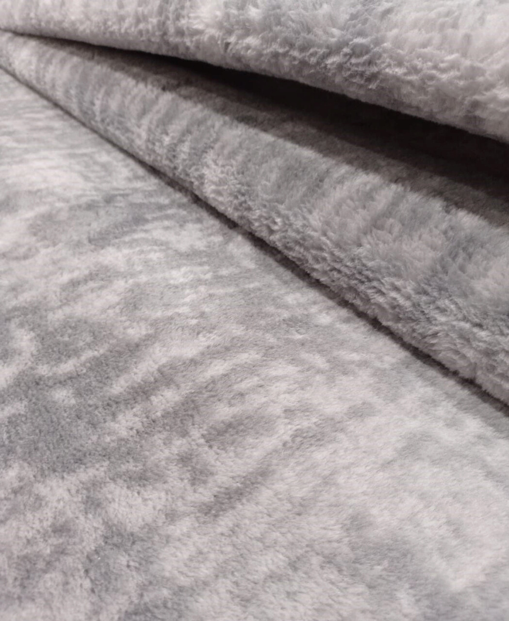 Covor, Soft Plush Pattern, Gri deschis - 1 | YEO