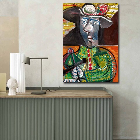 Tablou decorativ, 70100FAMOUSART-072, Canvas, 70 x 100 cm, Multicolor Canvart