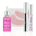 Set pentru ingrijirea fetei, rimel/luciu buze/ser facial/pad-uri iluminatoare, SkinChemists, Youth Defence