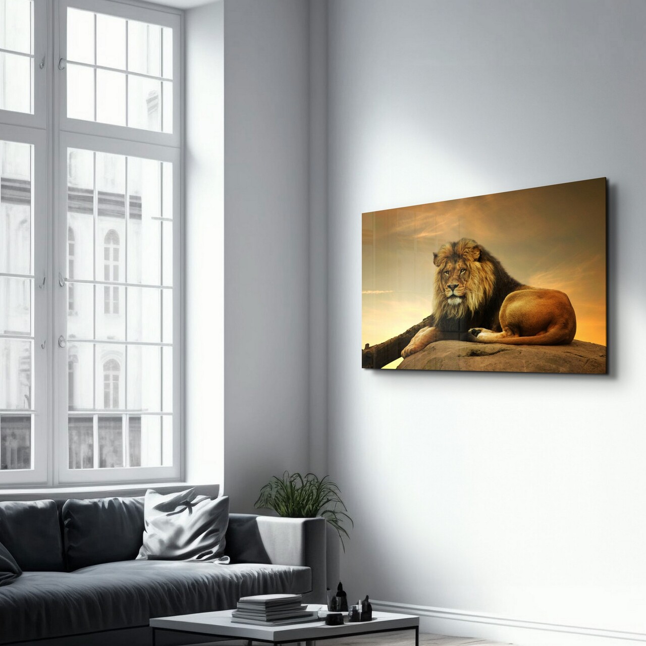 Tablou decorativ, OGLS-4027, Dimensiuni: 46 x 72 cm, Multicolor - view 4
