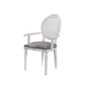Scaun, Fairfax, Albero13, 62x47x100 cm, Lemn masiv, Alb