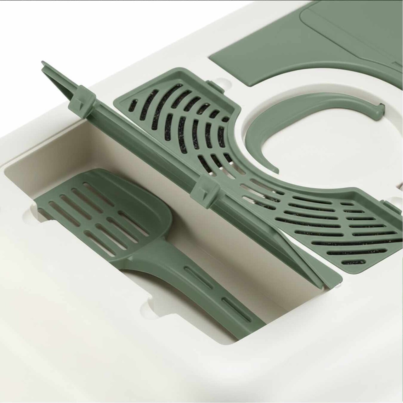 Litiera pentru pisici, Paws &amp; Whiskers, 5092-1, Verde - view 3