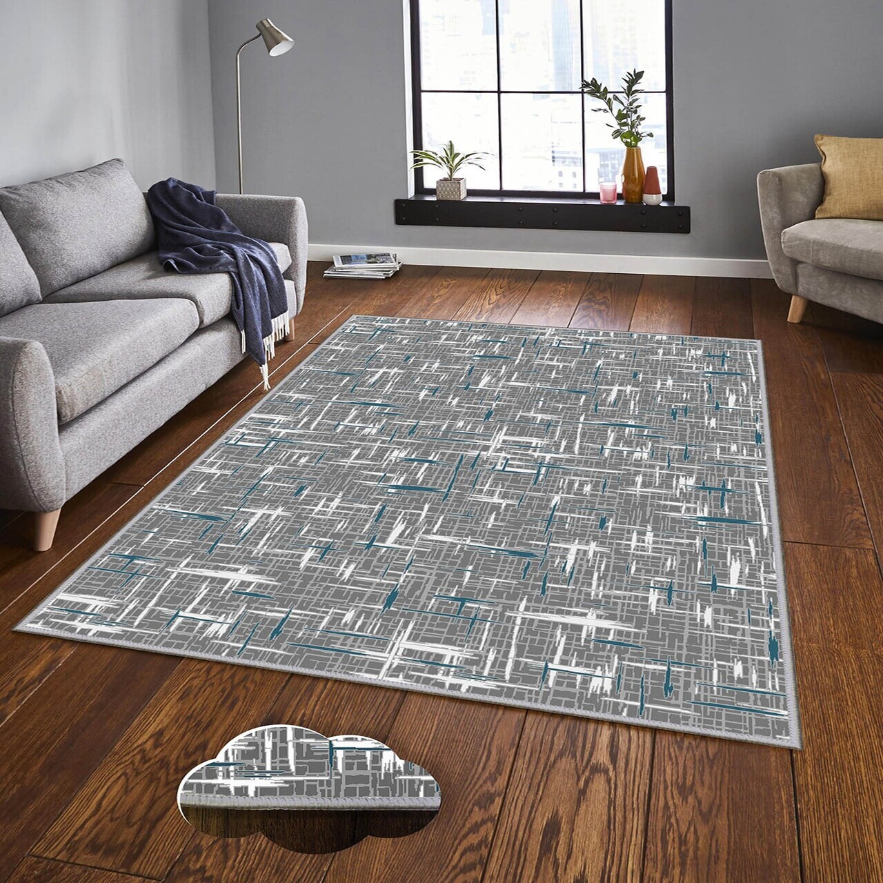 Covor, Eexfab1173, 80x150 cm, Multicolor