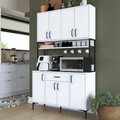 Dulap multifunctional, Rani, JE127 -2984, 120x198 cm, PAL, Alb