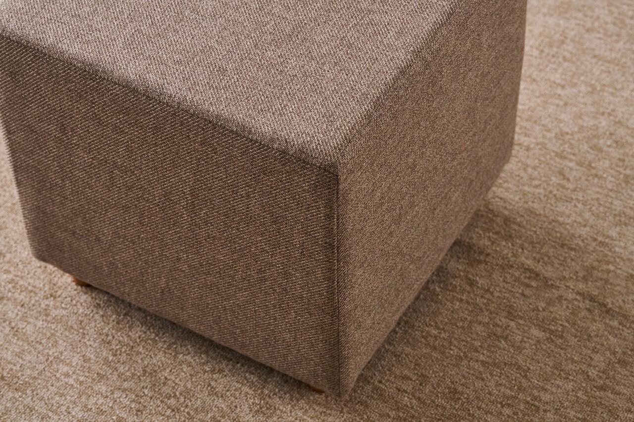 Taburet, Atelier del Sofa, 825BLC5167, Lemn, Maro - view 3