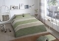 Lenjerie de pat pentru doua persoane, Good Morning, Valence, 100% bumbac, 3 piese, multicolor