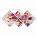 Set 4 tablouri decorative, 4MDF96047420, MDF, Imprimat UV, Multicolor