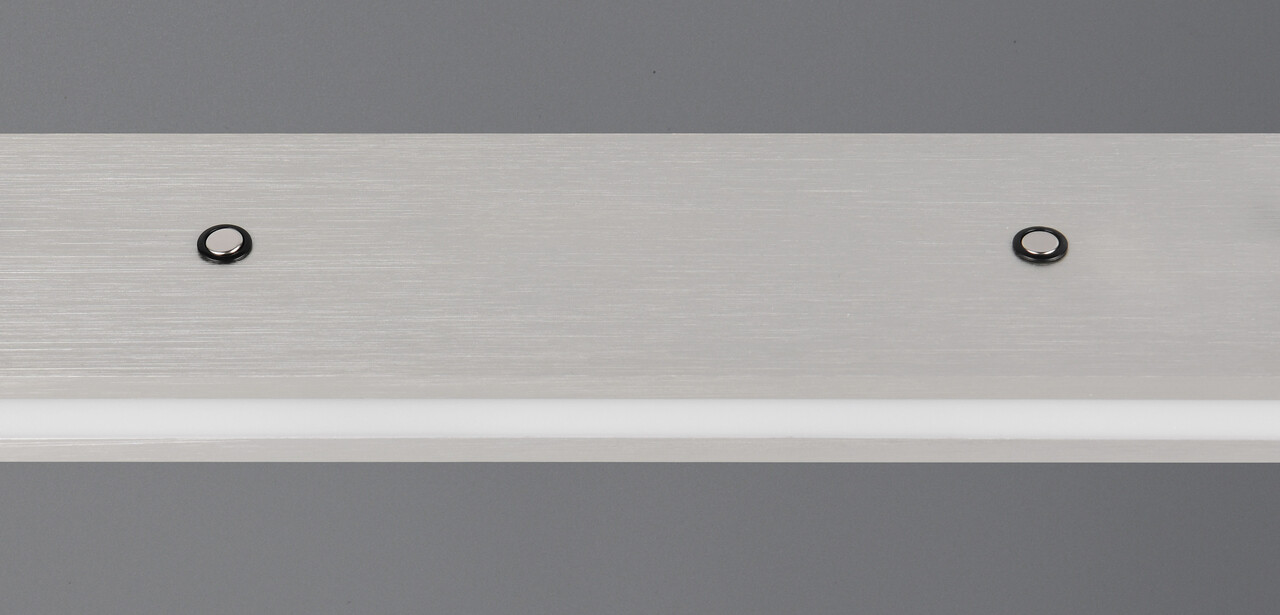 Lustra Graham, TRIO, 109x9x150 cm, 4.5W / 10W, 7x SMD / 1x SMD, metal, nichel mat