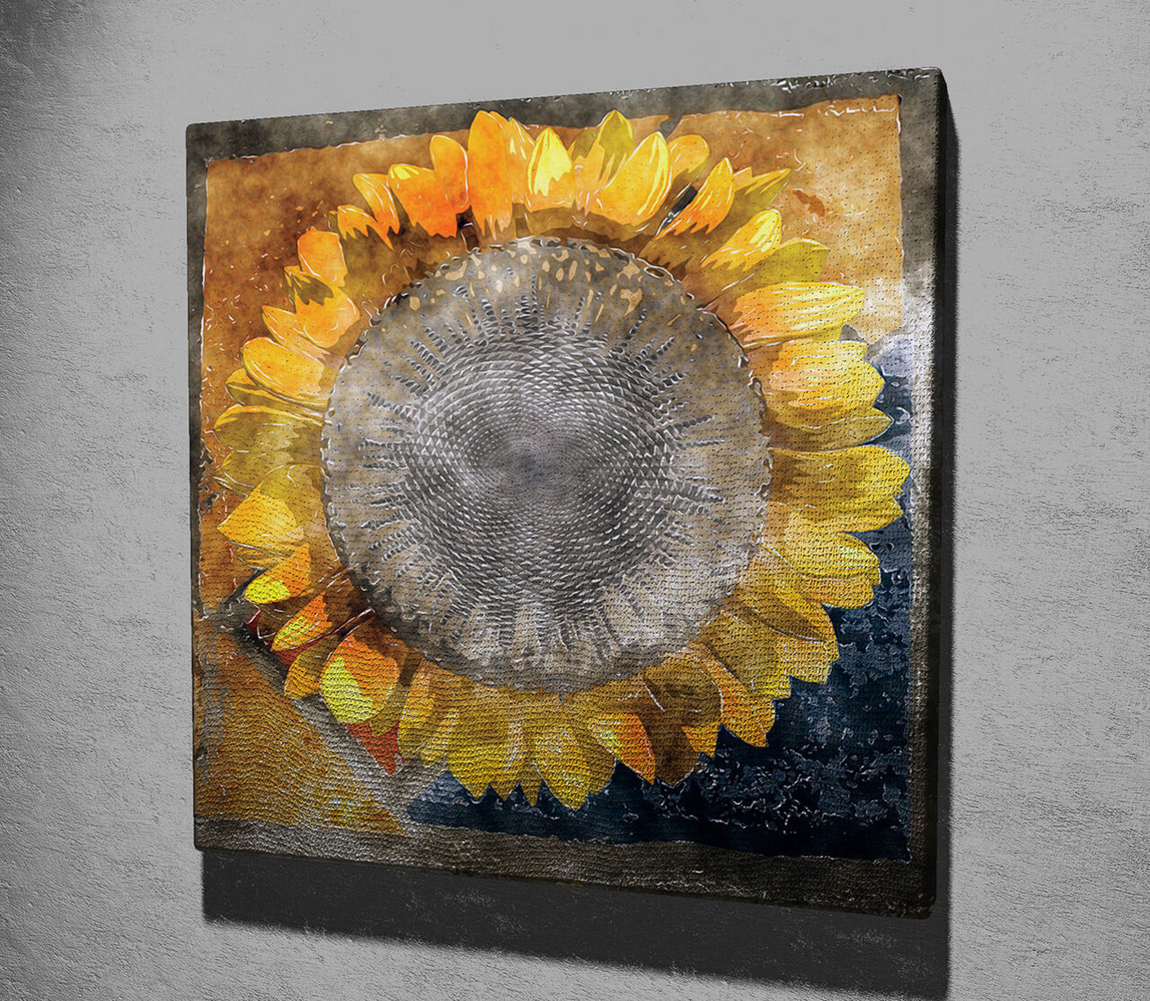 Tablou decorativ, KC083, Dimensiune: 45 x 45 cm, Multicolor