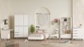 Set dormitor pentru copii, Locelso, ON26-W, Alb