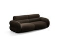 Canapea 3 locuri, Neo, Micadoni Home, 220x100x83 cm, tesatura Boucle, maro