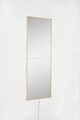 Oglinda cu Iluminare Led, Mirrorland, Rectangular, Oglindă indestructibilă cu obturator, Galben