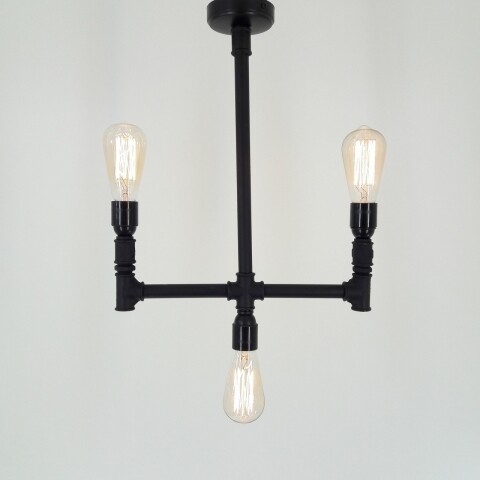 Candelabru Lalezar, All Design, metal, 55x40x65 cm, negru
