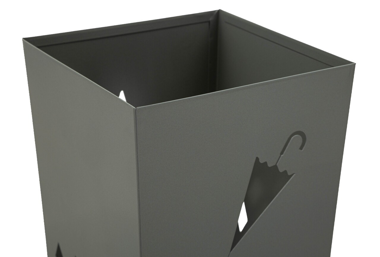 Suport pentru umbrele, Mauro Ferretti, Holder -B, 19x19x48 cm, metal, gri - imagine 3