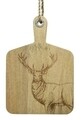 Tocator Deer, Decoris, 26 x 38 x 2.5 cm, lemn de mango, natur