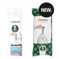 Set 20 saci de gunoi, Brabantia, PerfectFit, marimea R, 36 L, nailon, alb
