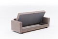 Canapea extensibila 3 locuri, Balcab Home, 825BLC5250, Lemn / MDF / PAL, Maro