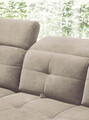Coltar extensibil stanga 5 locuri ELTAP, LT-20RAQ, Inferne, 297x210x107 cm, lemn/poliester, bej deschis