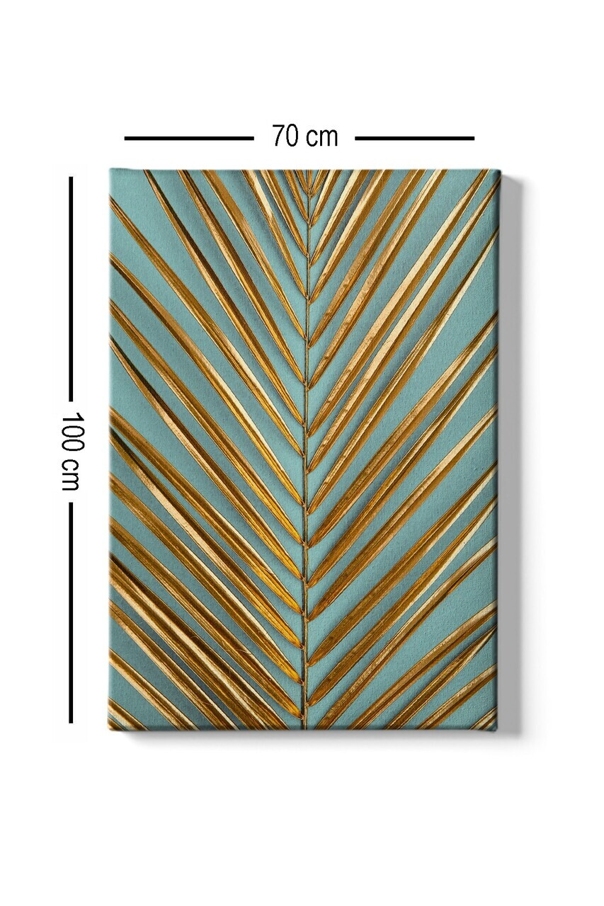 Tablou decorativ, Kanvas Tablo (70 x 100), Canvas, Rama din lemn (grosime 3 cm), Multicolor — imaginea 4