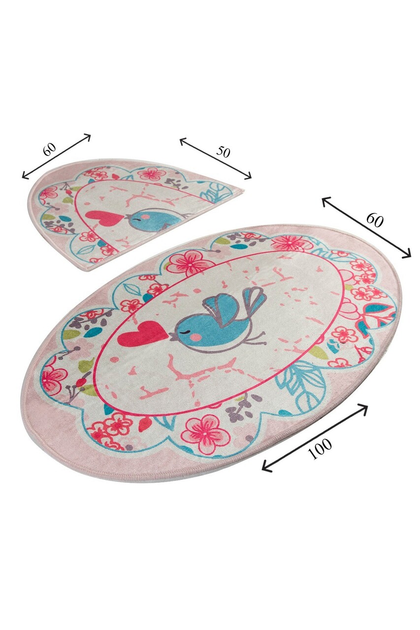 Set covorase de baie, L'essentiel Maison, Bemol Oval, Multicolor - view 3