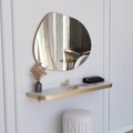 Oglinda decorativa, Neostill, Gusto, 75x55 cm, PAL, Auriu