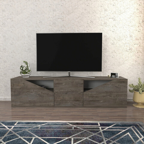 Comoda TV, Retricy, Carson, 160×35.3×40 cm, PAL, Wenge 160x35.3x40