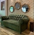 Set 3 oglinzi decorative 3SA607, Neostill, lemn de pin, 60 cm, walnut