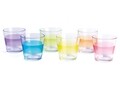 Set 6 pahare pentru apa, Valencia, Excelsa, 290 ml, sticla, multicolor