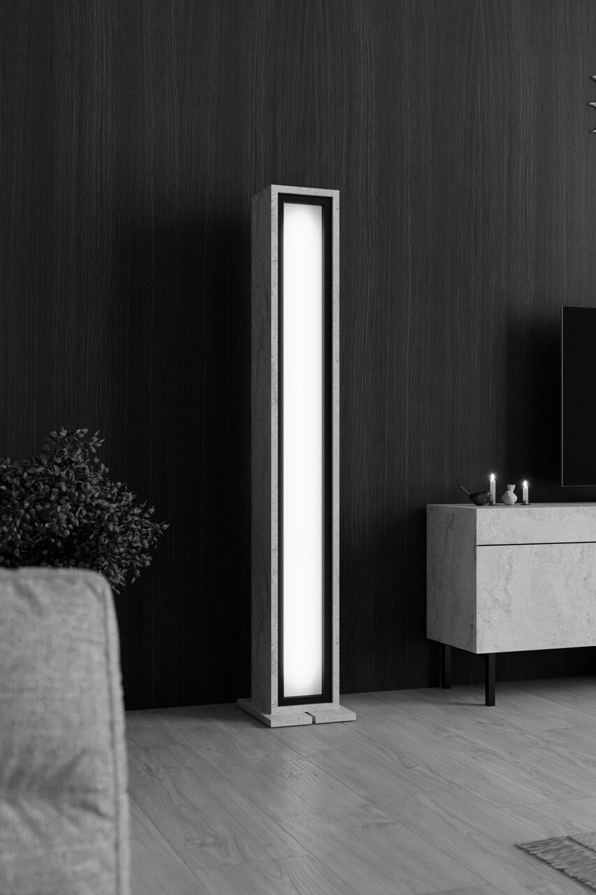 Lampadar, Hanah Home, Nova, 19.2x141x17 cm, Travertin - view 2