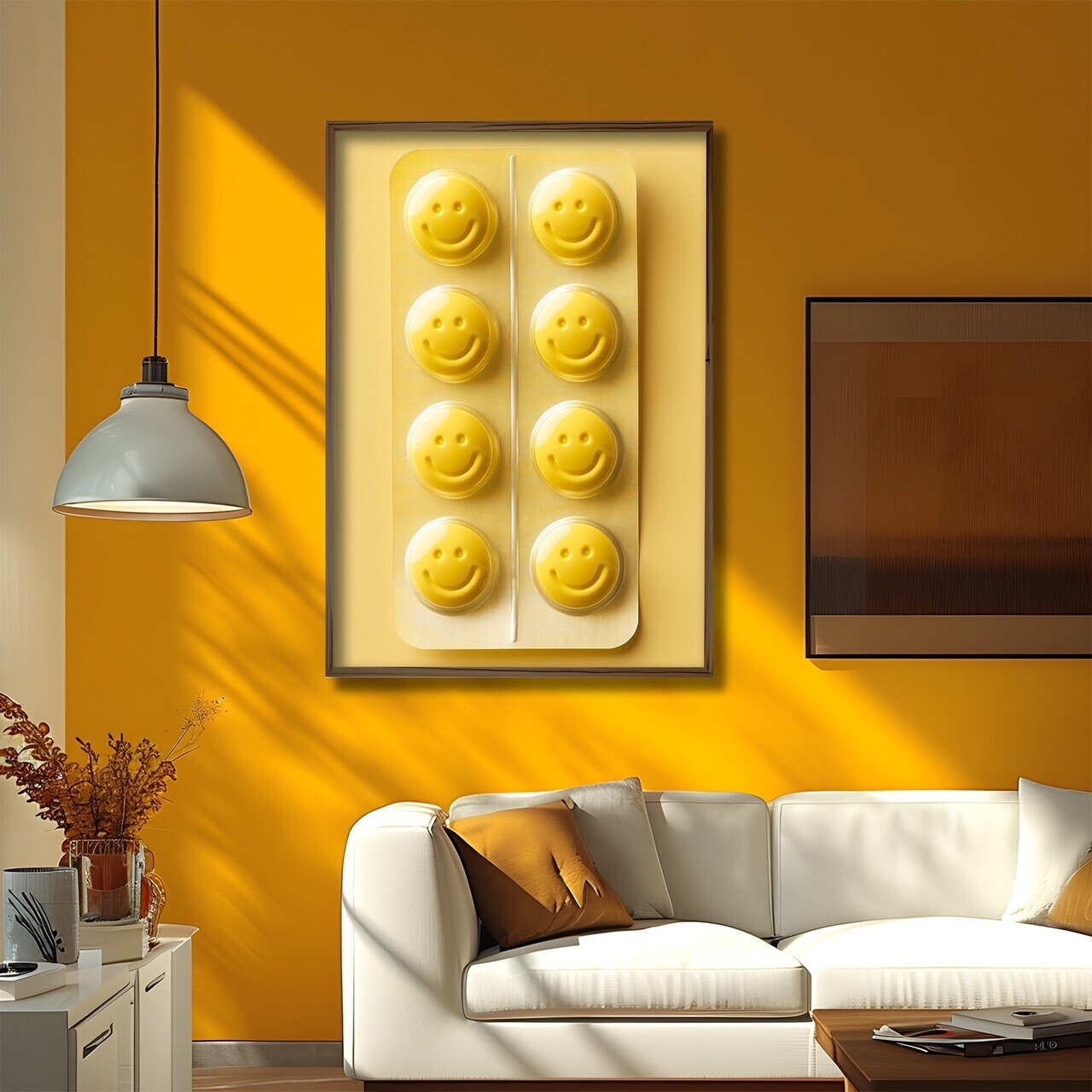 Tablou decorativ, GE059-L, Lemn, Multicolor — imaginea 2