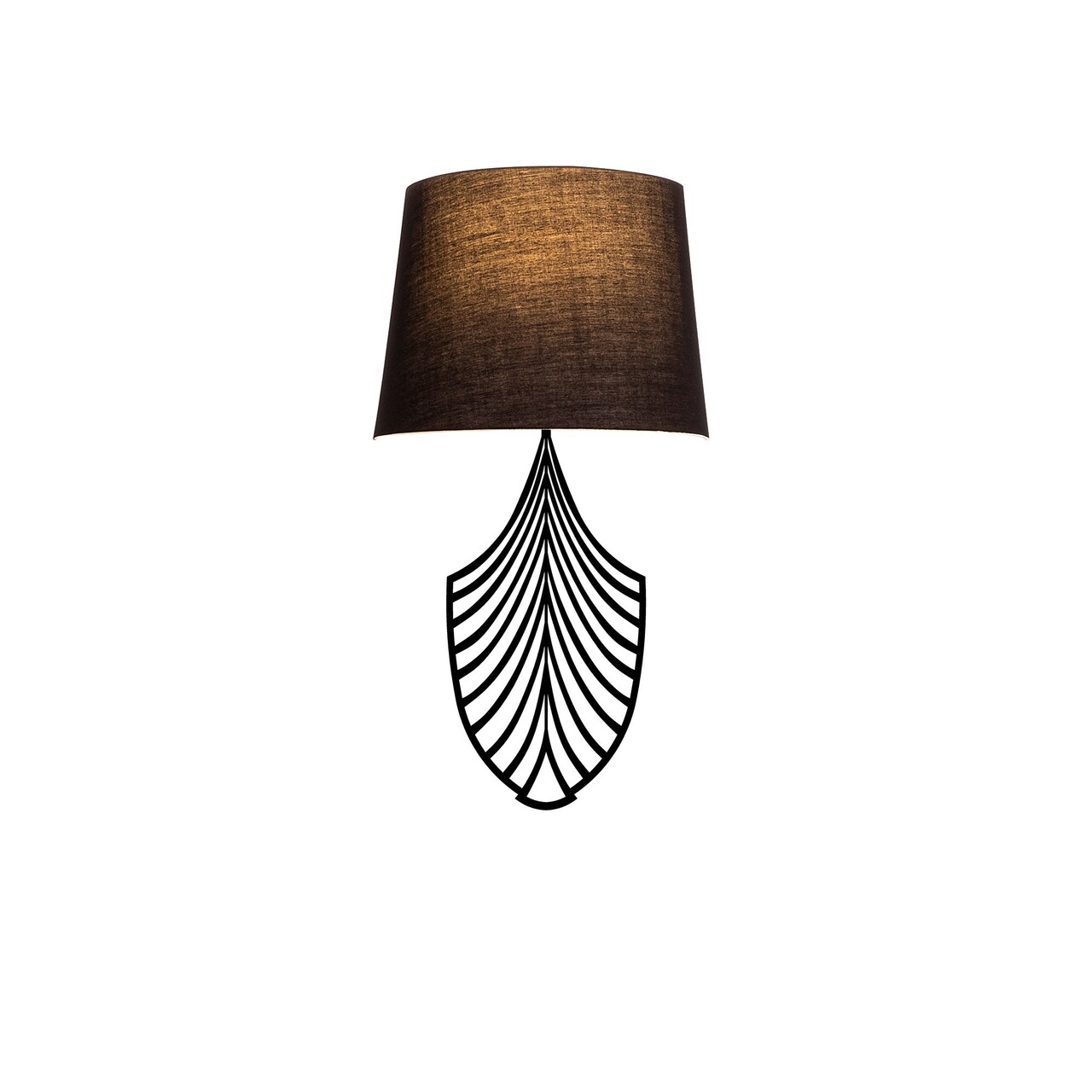 Aplica de perete, Opviq, 892OPV1336, Metal, Negru - 1 | YEO