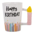 Cana Happy Birthday Candle, Creaciones Meng, 510 ml, ceramica