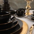 Serviciu de masa, 24 piese, TY040044F650A, Keramika, gresie, multicolor
