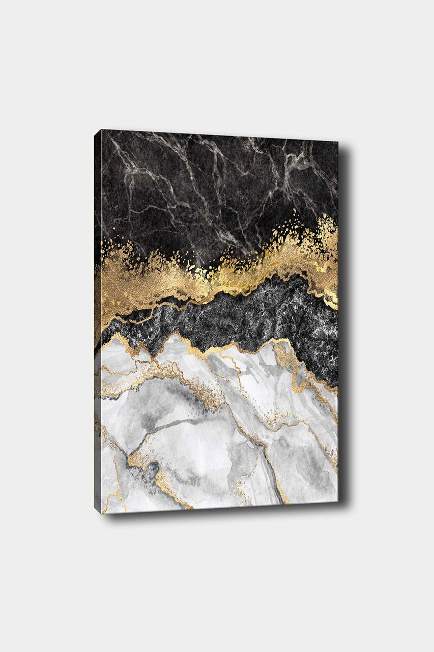 Tablou decorativ, 1415417387-5070, Canvas, Lemn, Multicolor - 1 | YEO