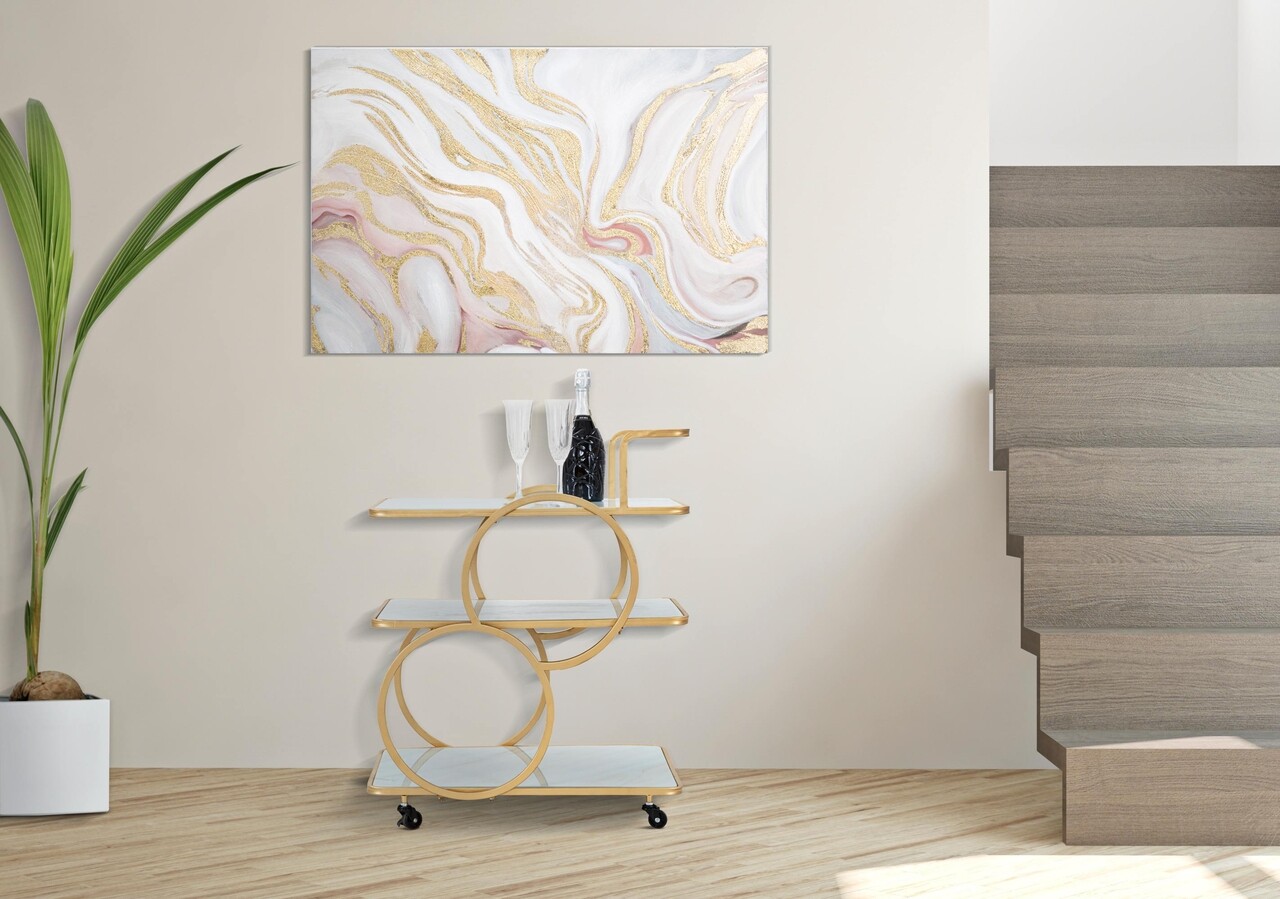 Tablou decorativ Sofly, Mauro Ferretti, 60x90 cm, lemn pin/canvas pictat manual - 1 | YEO