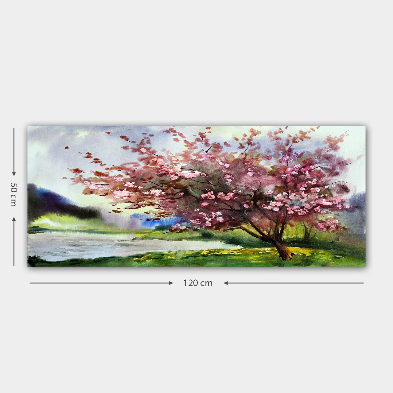 Tablou decorativ, YTY102991469_50120, Canvas, Rama din lemn (grosime 3 cm), Multicolor — imaginea 3