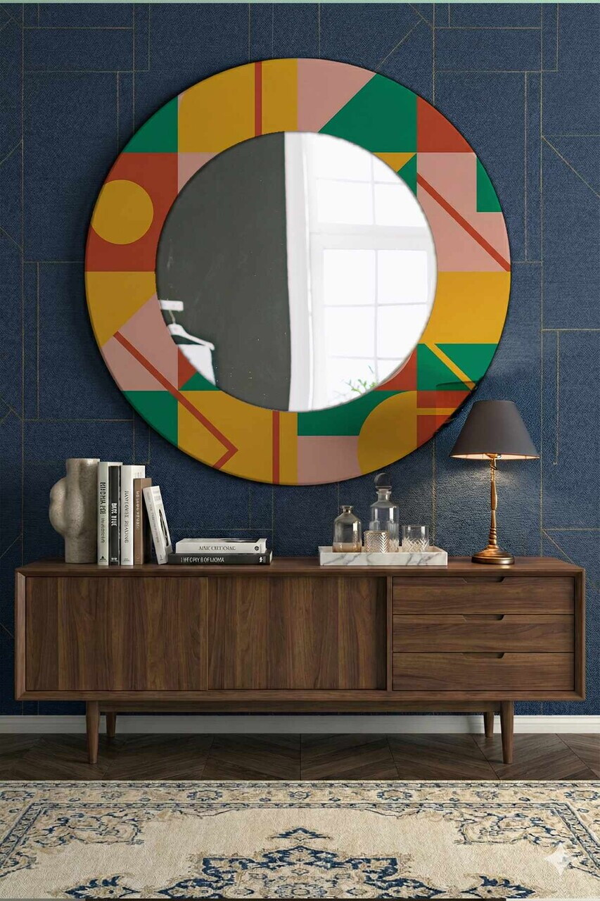Oglinda decorativa Artmdfmrr10 Sticla Cadru: 100% MDF Multicolor