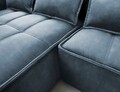Coltar extensibil stanga 4 locuri ELTAP, LT-40MAN, Campo, 265x196x88 cm, lemn/poliester, albastru inchis