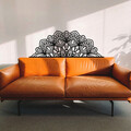 Decoratiune de perete, Vaveyla, metal, 160 x 57 cm, negru