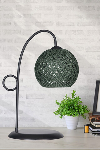 Lampa de masa, Hmy Design, 687HMY1510, Metal, Kaki / Verde