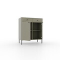 Comoda ADRK, Tili 2D 2S, 83.6x40.8x95 cm, PAL laminat, verde eucalipt